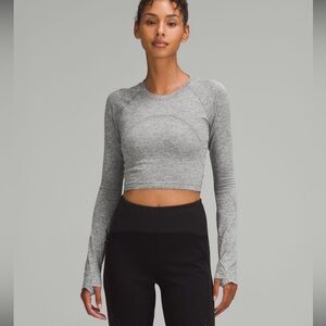 Lululemon Swiftly Tech Cropped Long Sleeve